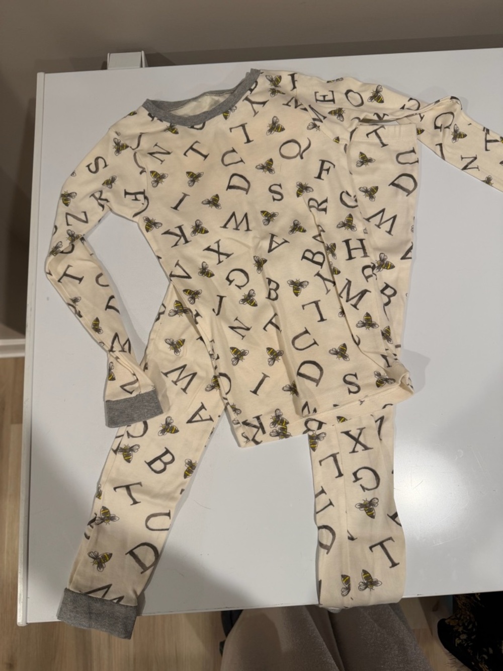 Burt's Bees ABCs Pajamas Sz 7